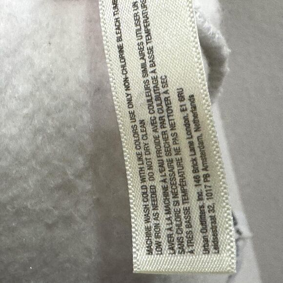 FP Movement Free People Half Court Sweatshirt Large Gray Half Zip Contrast - Picture 9 of 9